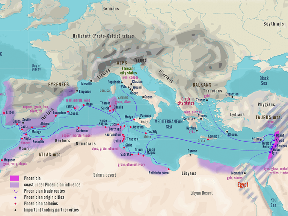 Phoenician Trading Colonies