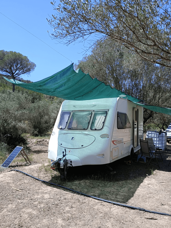 Off Grid Caravan Mesh Share Sun Protection