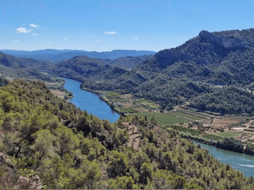 River Ebro from the Mountain Top