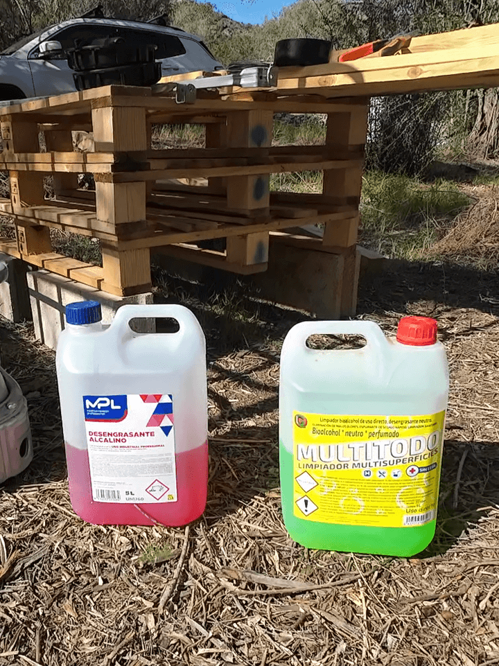 Products Used to Pre-Wash the IBC Totes